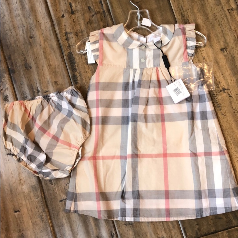 Burberry dress new with tags Size 18 mos